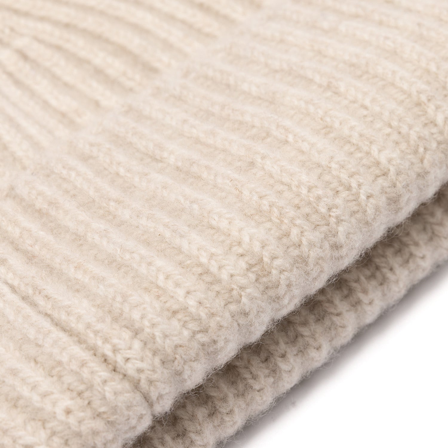 Strickmütze "Ribbed Hat" aus reiner Lambswool - 4 Ply